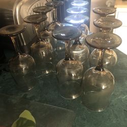 11 Wine Glasses -New