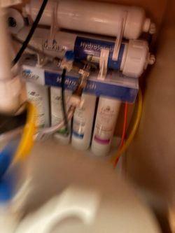 SYNERGY 6-STAGE REVERSE OSMOSIS SYSTEM,  WITH FILTERS, ONE YR OLD