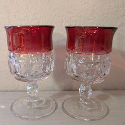 Tiffin Kings Crown Ruby Red Cordials