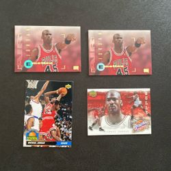 Michael Jordan Basket Ball Cards 