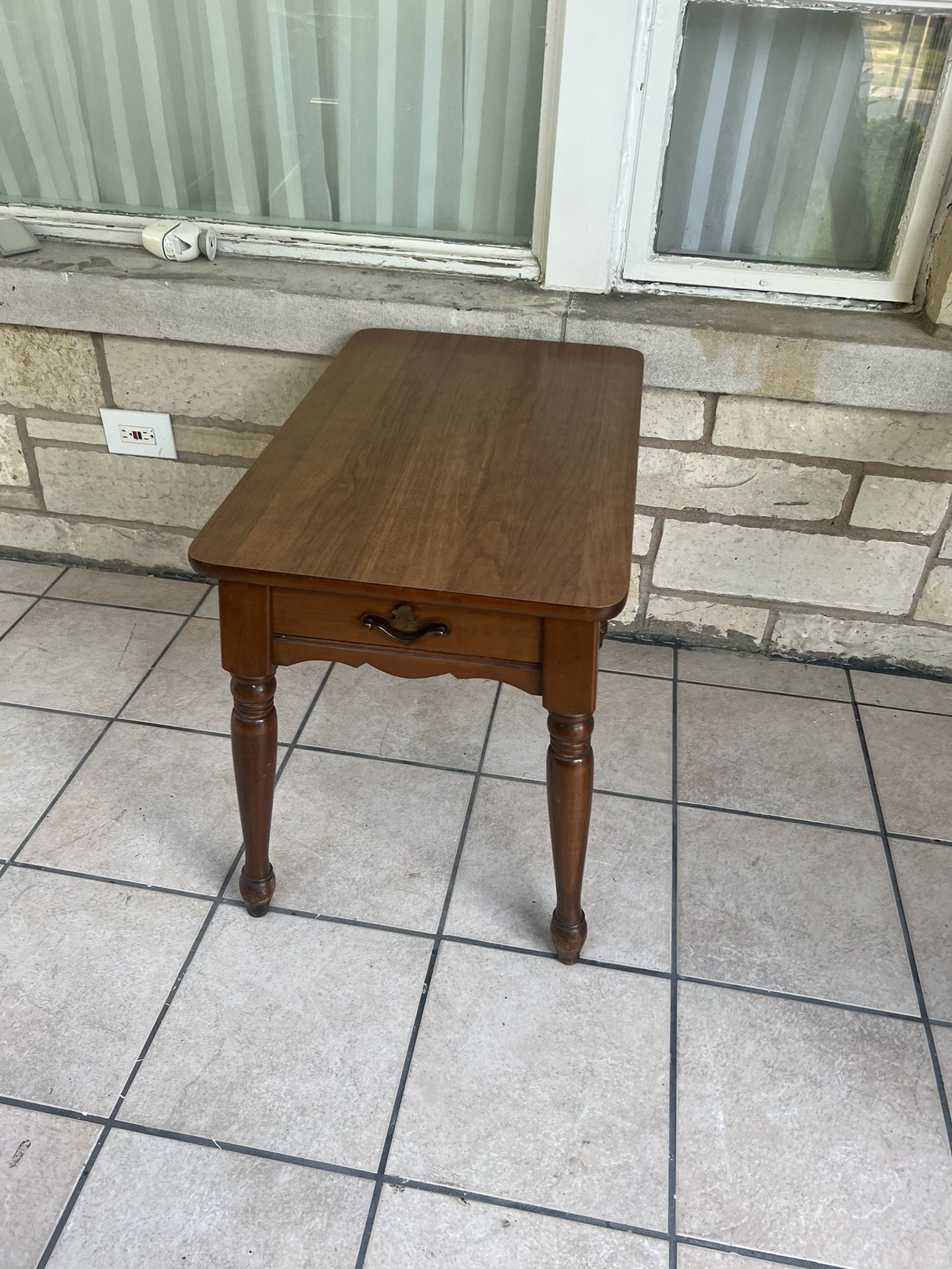Wooden End Table