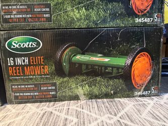 Scott's 16 in. Manual Walk Behind Push Reel Lawn Mower