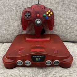 Nintendo 64 Console - Watermelon Color 