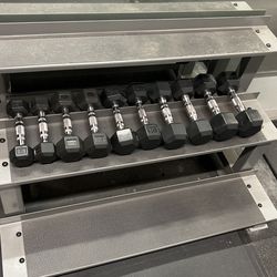 5-20 LB Hex dumbbells $120