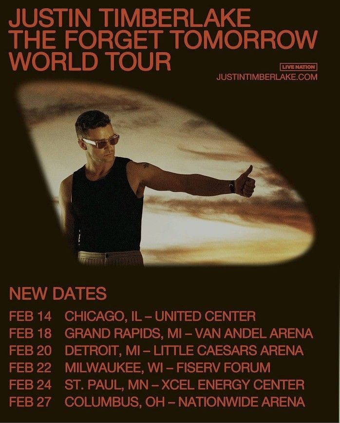 Justin Timberlake at Acrisure 1/20 @ 730pm