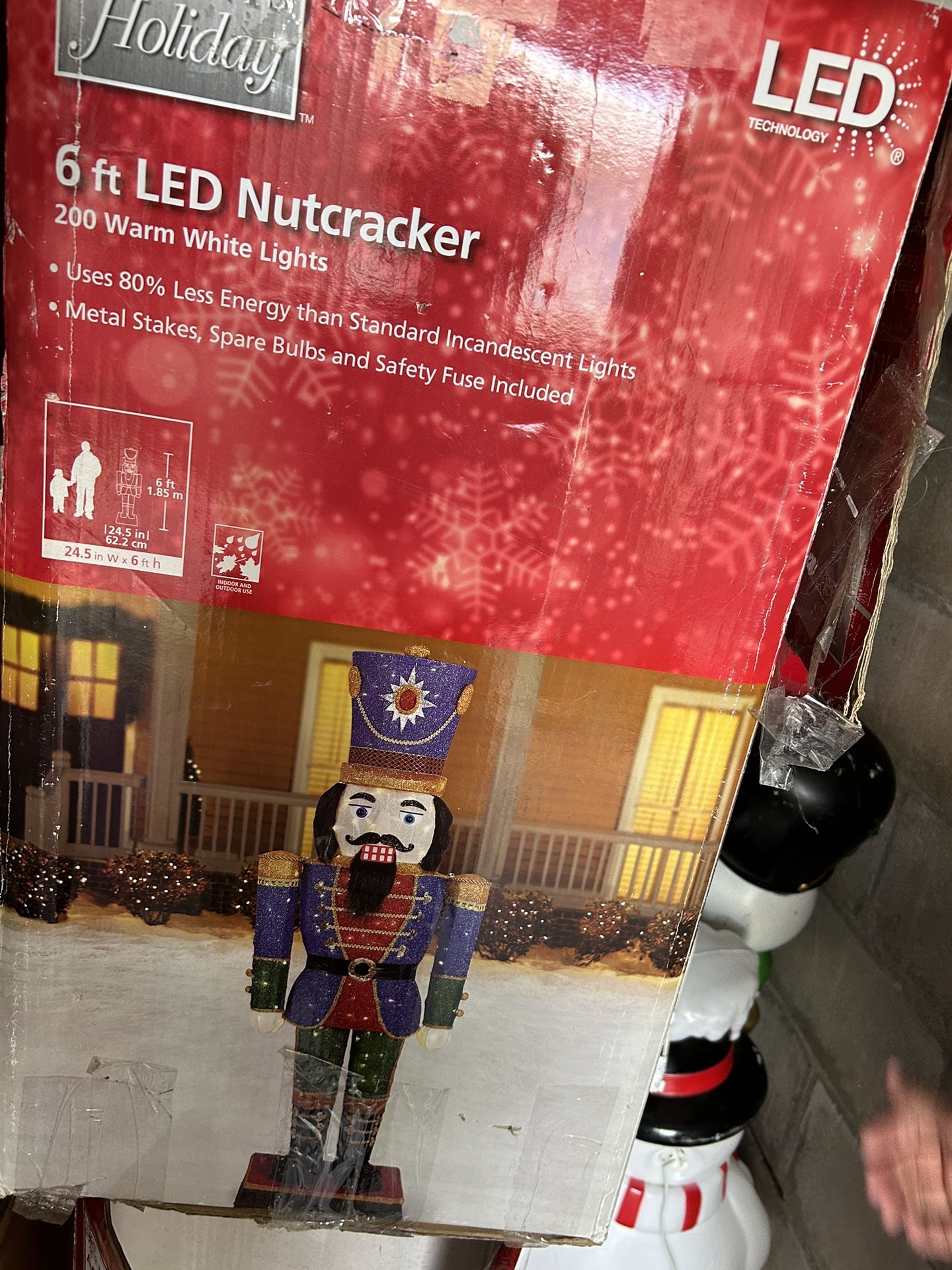 6 Ft Outdoor Christmas Nutcracker Decorations 