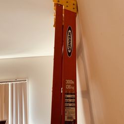 8 Foot Werner Ladder. Orange HD 300 Pound