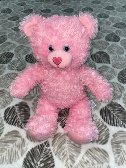 Build a bear Pink Cuddles Teday Bear