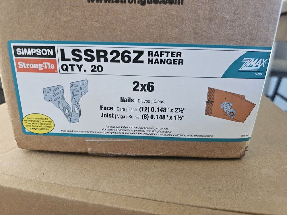 LSSR26Z Simpson Rafter Hanger