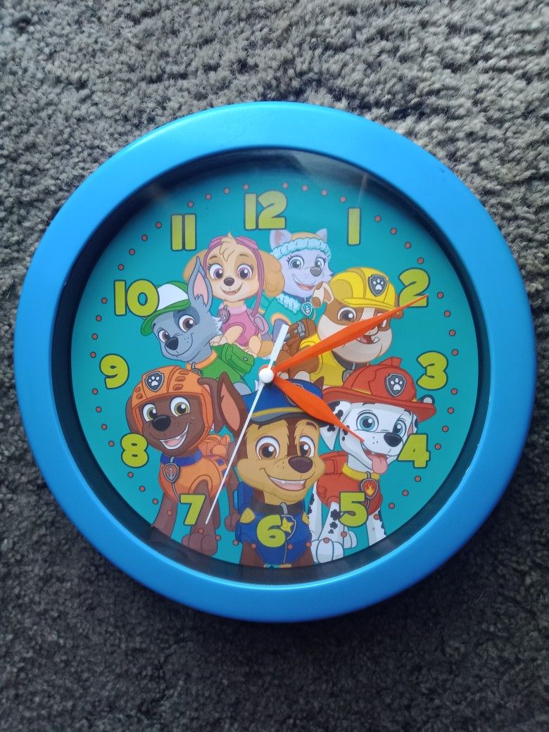 Paw Patrol Clock