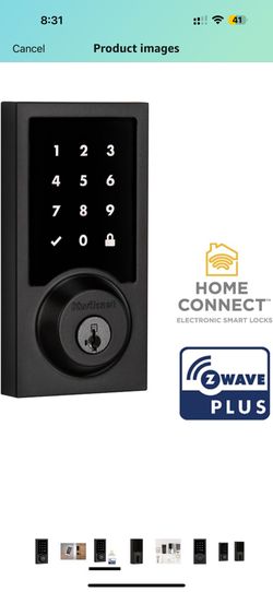 Venetian Bronze Zwave Plus Smart Door Lock (installation Available)