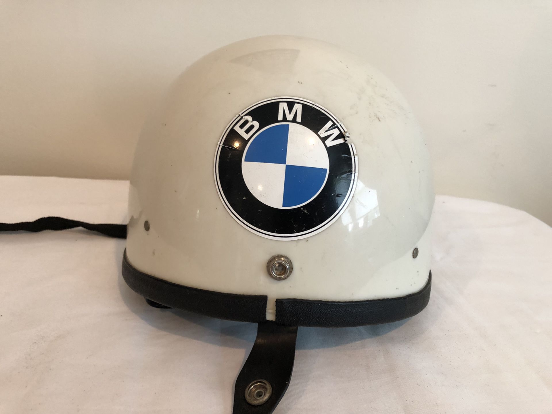 Vintage white bmw motorcycle helmet for Sale in Douglassville, PA - OfferUp