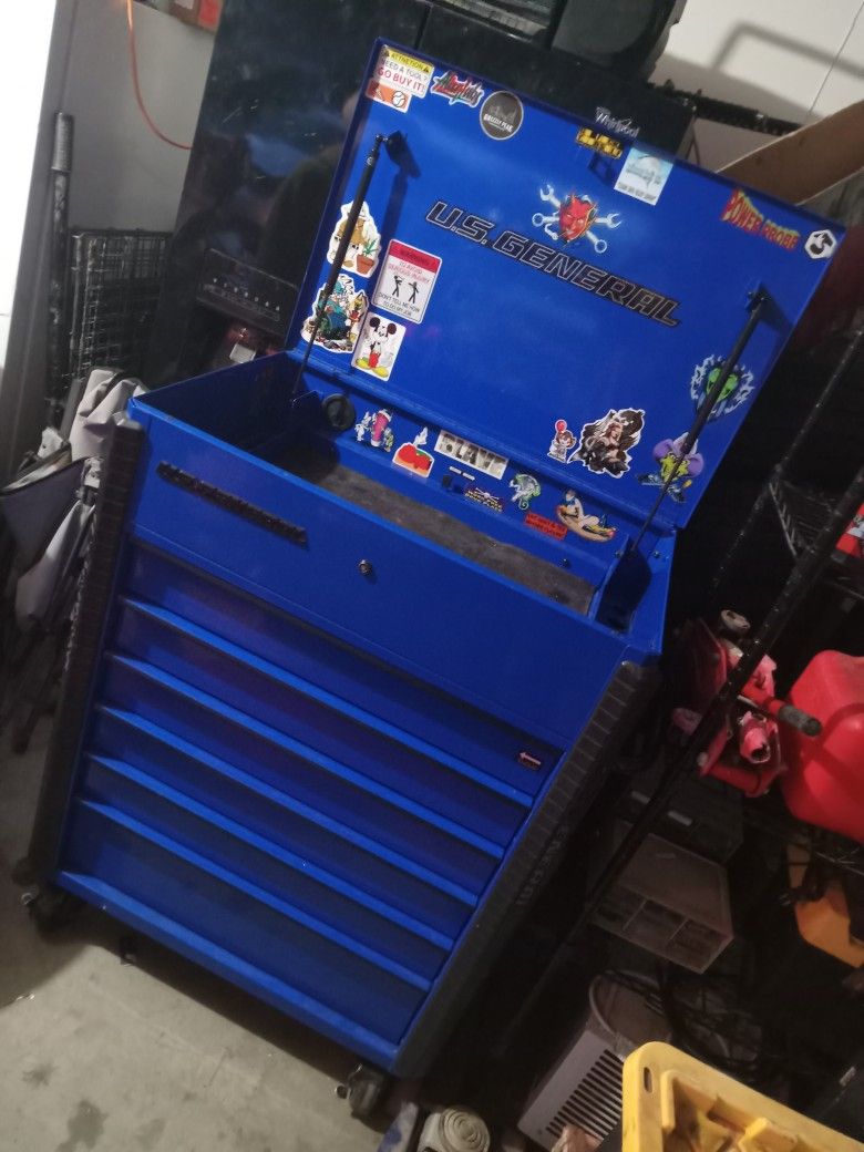 6 Drawer Flip Top Tool Box 