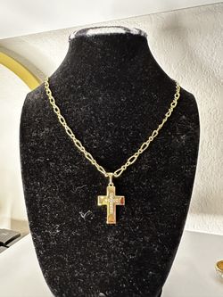 Gold Cross Chain