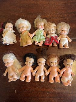 Vintage 1960’s Pee-Wee Dolls. So Cute!