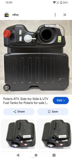 Polaris side by side fuel tank