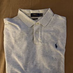 Gray polo XL Custom fit 