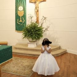 Girls Communion-Baptism Dress - size 6