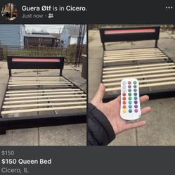 Queen Size  Bed $150