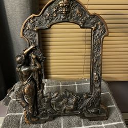 Art Noveau Cast Large Vintage Frame 