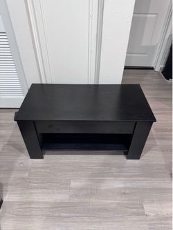 Lift Top Coffee Table w/ Hidden Storage 39.25x19x24