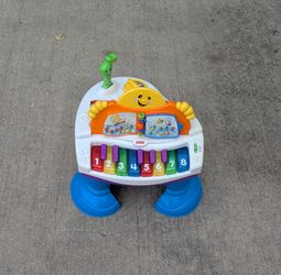 Fisher Price Baby Toddler Grand Piano Laugh Learn Interactive Learning Keyboard