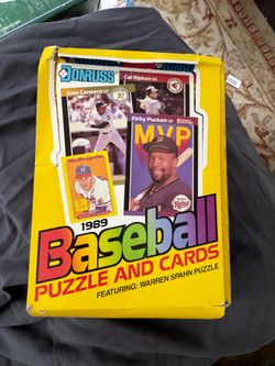 Vintage 1989 Donruss Baseball Cards box.