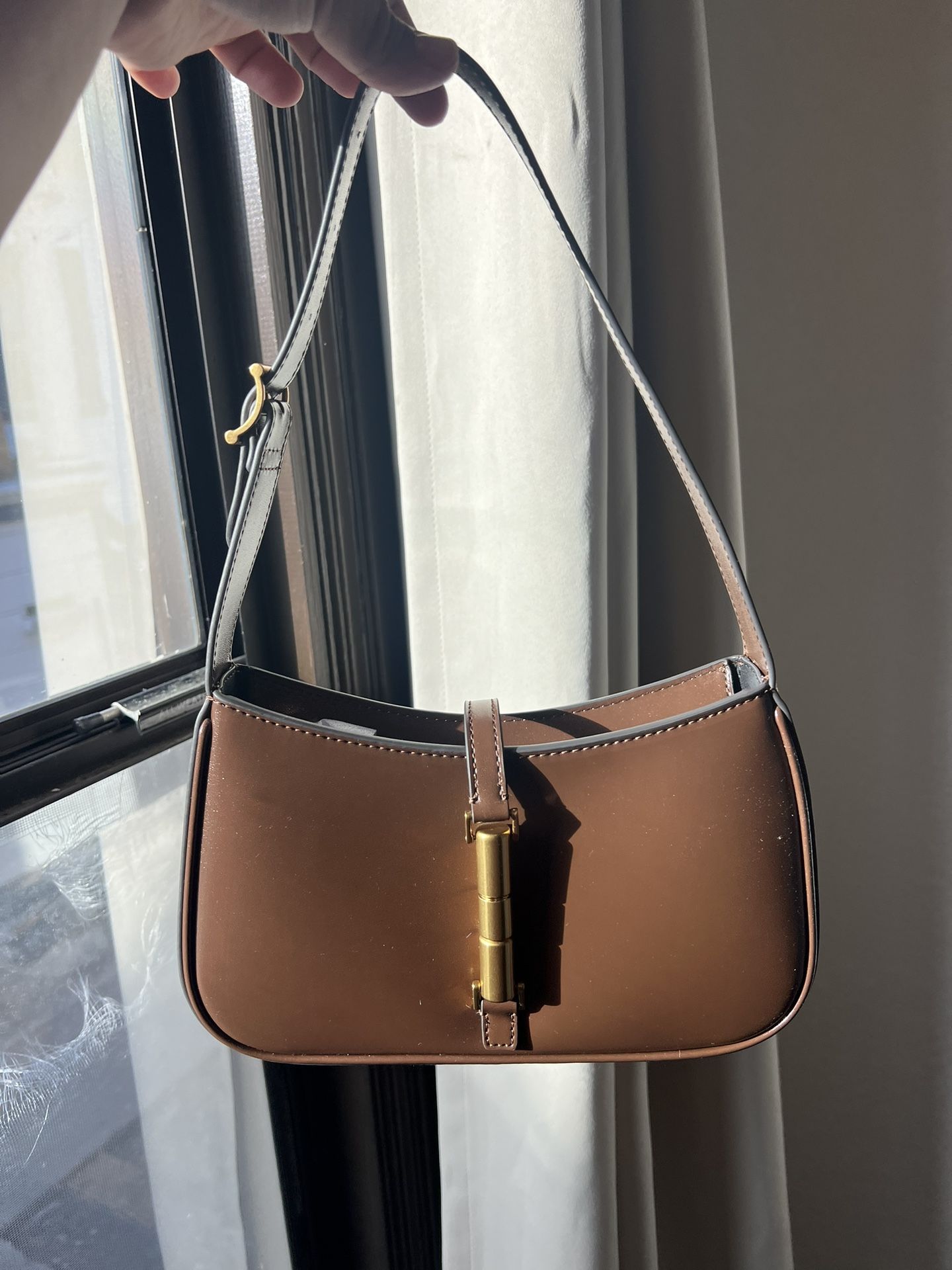 Brown Charles And Keith Shoulder Purse 