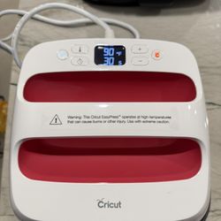 Cricut EasyPress 2 Heat Press 9x9 White Raspberry Tested Working 
