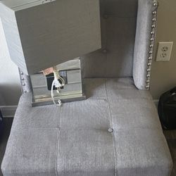 Chair , Lamp And Mini Table Set 