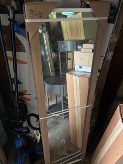 Large Rectangular Wall Mirror in Box