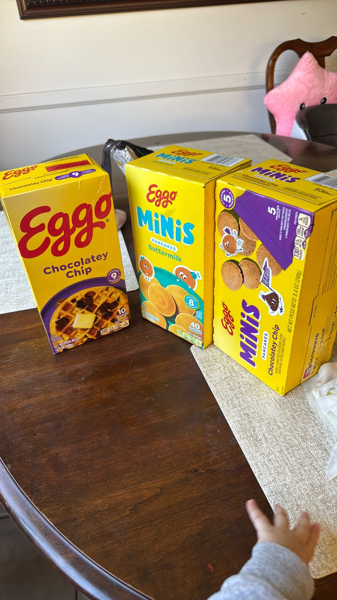 8 boxes of EGGOS Just arrived 7am Today - No Freezer Space