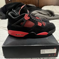 Jordan 4 Red Thunder Size 12