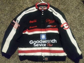 Dale Earnhardt racing vintage jacket by jeff hamilton made in USA all sewn size XXXL