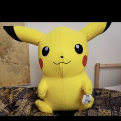 Giant Pikachu Plush- 32 Inch - Official Nintendo Licensed