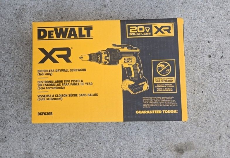 Dewalt 20v Drywall Gun Brushless XR Brand New Tool Only