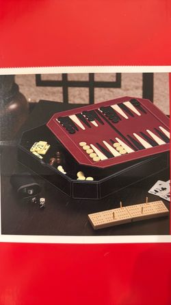 Deluxe Backgammon Set with Game Accessories