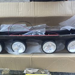 AutoPop High Power Rooftop Auxiliary Triple LED Fog Lamp Off-Road Rooflights
