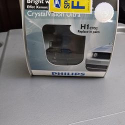H1 Headlight Bulb Philips CrystalVision Ultra