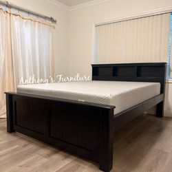 Queen bed and mattress