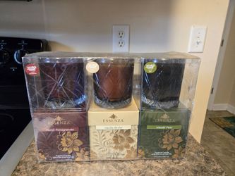 Essenza Scented Candle Set of 3