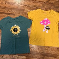 Set Two Sequin Tshirts 
