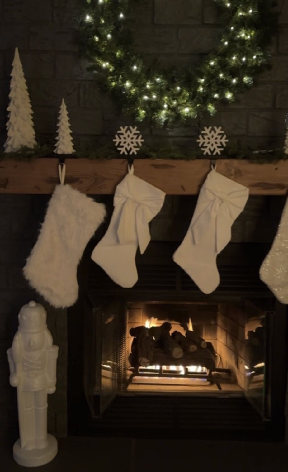 indoor fire pit fake wood