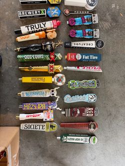 Large Lot of Beer Tap Handles
