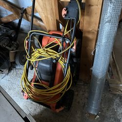 Electric Mower W Extension Cord 