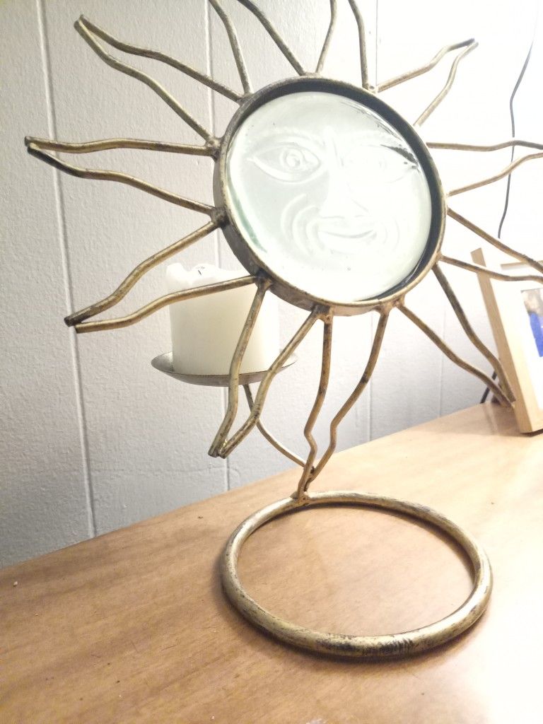 Celestial Sun Candle Holder