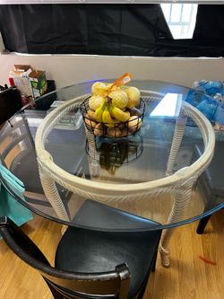Round Glass Table