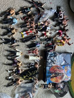 Vintage to Modern Wrestling Action Figure Bundle (1984–Present)