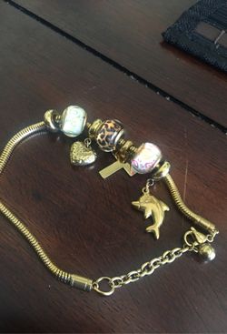 Gold plated bracelet