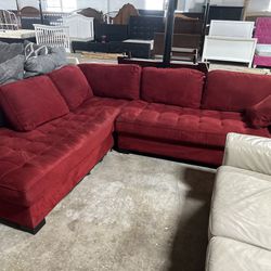 Red Sectional 